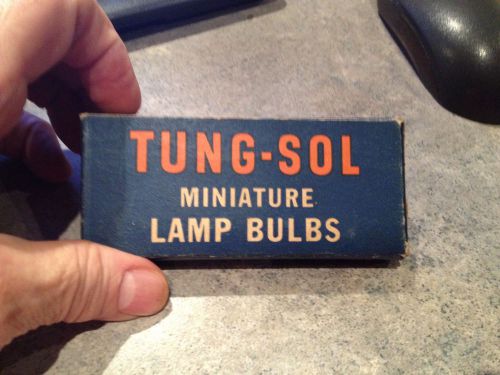 10 vintage tung-sol #502 miniature lamp bulbs - new old stock