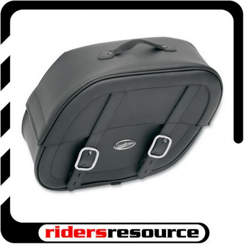 Saddlemen - 3501-0576 - drifter saddlebag with shock cutaway