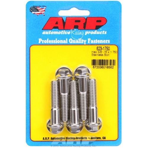 Arp 623-1750 sae bolt kit, stainless steel, 3/8"-16, 1.750"uhl