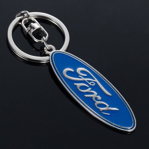 Ford metal car logo auto part accessories car keychain key holder
