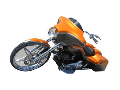 3" black windshield for  touring  flhx street glide  fl harley davidson 96 -2013