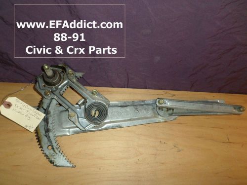 90-91 civic sedan window regulator driver side front door