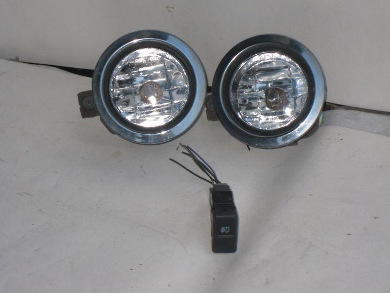 Jdm subaru impreza gg2 front bumper  crystal chrome kouki fog lights  oem