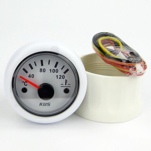 Kus marine water mechanical temperature gauge wema temp meter white 40-120 ºc