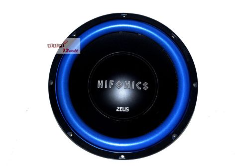 Hifonics zw12d4 300w zeus series dual 4 ohm subwoofer