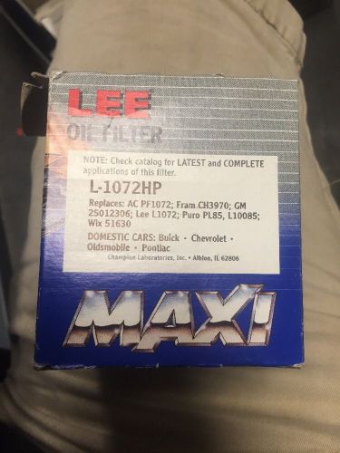 Lee maxi oil filter l-1072hp new