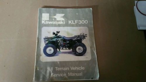 Kawasaki klf300 all terrain vehicle service manual