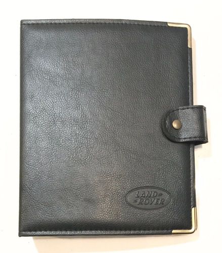 1995 range rover classic owners manual &amp; leather binder