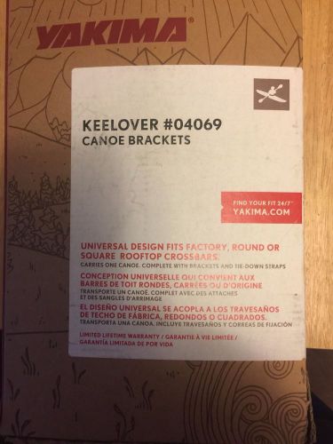 Yakima keelover canoe roof brackets