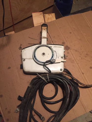 Omc johnson evinrude outboard controls box fresh water  and control cables.