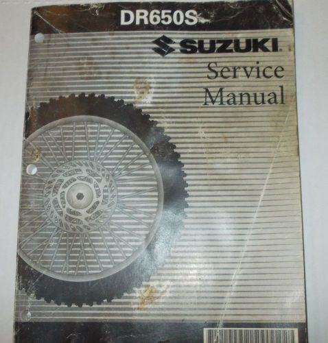 1990 suzuki motorcycle dr650s p/n 99500-46011-03e service manual