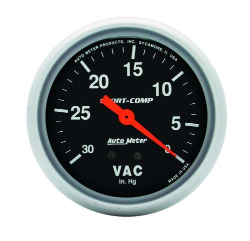 Auto meter 3484 vacuum  30 in.hg.