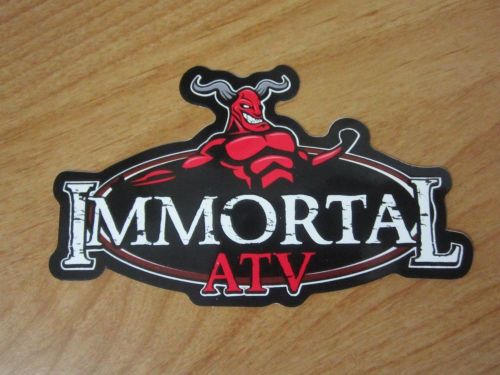 Immortal atv devil vinyl sticker decal 5&#034;x3&#034; quad racing parts free shipping  cz