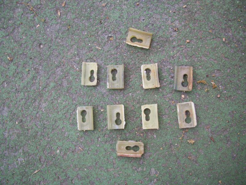 70-81 trans am firebird camaro upper door chrome trim attaching clips 77 78 se