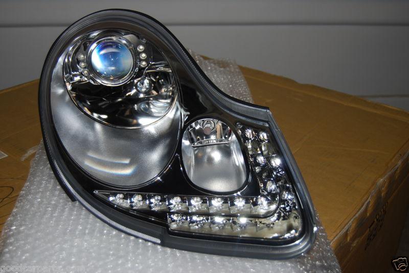 Buy Chrome Color Porsche 986 Boxster 996 MK1 LED DRL Projector