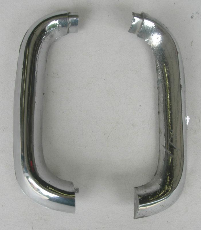 55 chevy grille end moldings - right and left - item #2