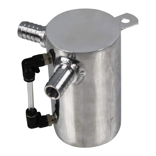 0.5l19mm aluminum car engine oil catch tank durable breather reservoir can 3/4"