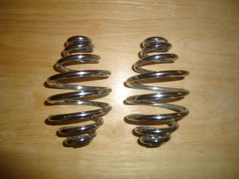 Used solo chopper, bobber seat springs  5in chrome