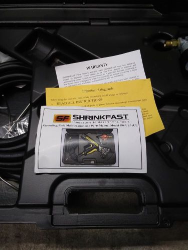 Shrinkfast 998 rapid shrink wrap fast heat gun tool kit case propane boat 2022