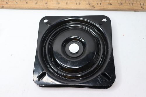 Boat seat swivel black aluminum 6-1/4"