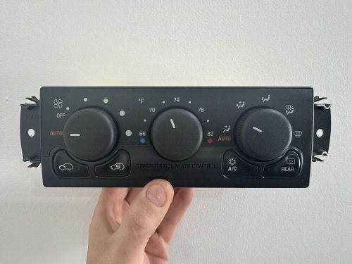 2002 Cadillac Escalade Climate Control Heater Temp AC Switch A/C 15072169 Oem, US $119.99, image 2
