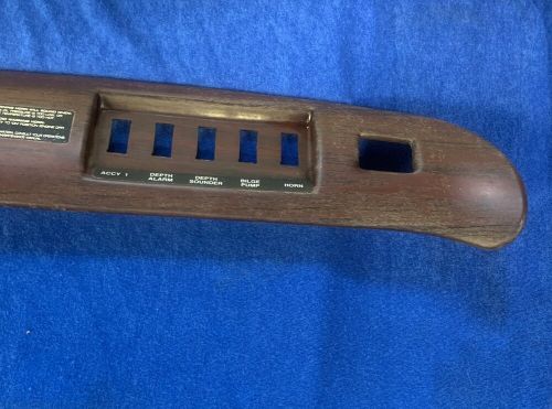 Maxum 1900 Wood grain Dash Panel Radio Cover MARINE BOAT Bayliner, US $59.00, image 2