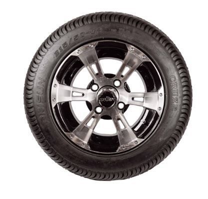 Golf cart 12" colossus wheels with 215/50-12 tires- set of 4