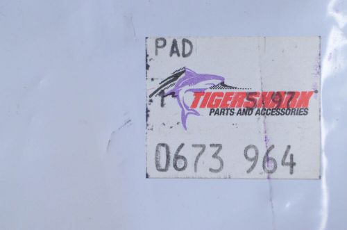 Tigershark 0673-964 Black Front Right Foot Pad NOS, US $34.99, image 2