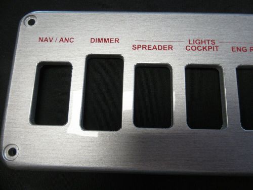 Cruisers yachts 360 express blank switch panel v2377800 silver marine boat
