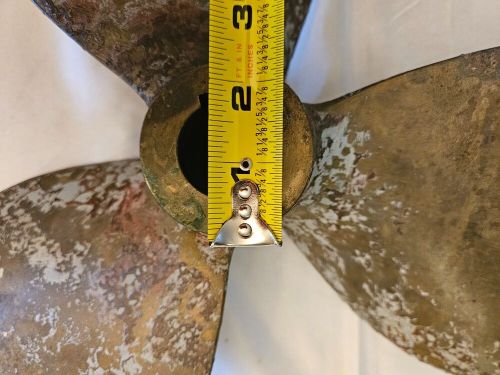 Bronze Hung Shen High Thrust HTP3 Propeller 16" RH 10 Pitch 1-1/4" Bore Trawler, US $295.00, image 2