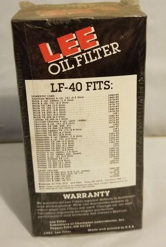 LEE Oil Filter LF-40 New in Box, US $18.95, image 2
