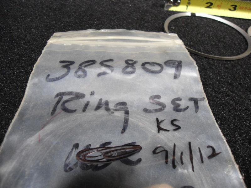 RING SET .030 O.S #0385809 #385809 JOHNSON/EVINRUDE 1973-1985 20-75HP BOAT , US $40.80, image 2
