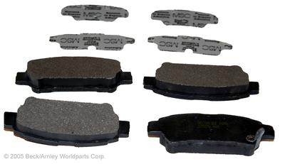 Beck arnley 086-1700c brake pad or shoe, rear-disc brake pad