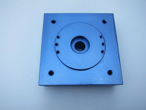 Lowrider hydraulics anodized block, 1/2&#034; port top &amp; seals, blue
