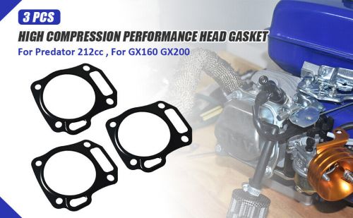3 pcs High Performance for Predator 212cc Head Gasket .010 70mm,for GX160 GX200, US $9.99, image 2