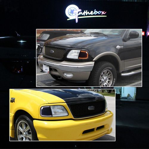 Smoke Front Switchback LED Paking DRL Turn Signal Lights For Ford F-Series Truck, US $69.99, image 7
