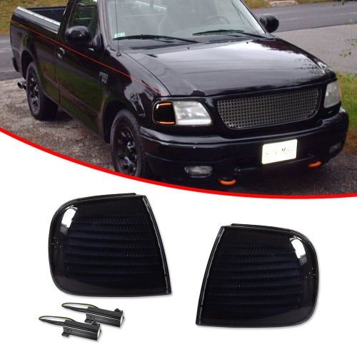 Smoke Front Switchback LED Paking DRL Turn Signal Lights For Ford F-Series Truck, US $69.99, image 9