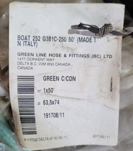Lot of four(4) 50ft long G381C-250 2-1/2" MARINE COOLANT & EXHAUST HOSE, C $1,985.00, image 4