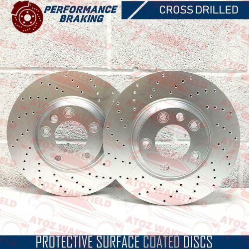 FOR VW TOUAREG DRILLED FRONT REAR BRAKE DISCS PADS WEAR SENSORS HANDBRAKE SHOES, US $, image 7