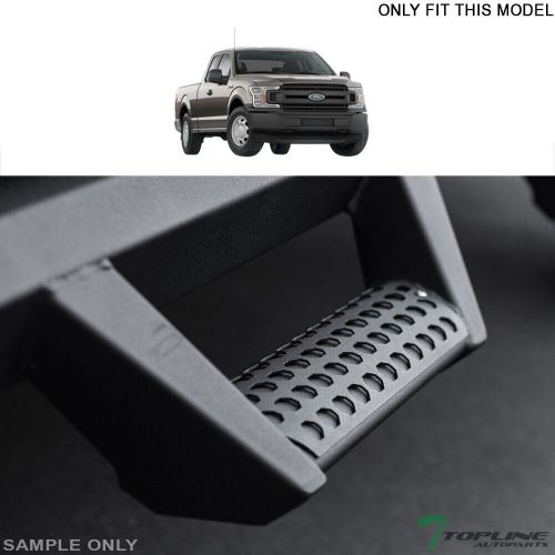 Topline For 15-23 Ford F150/17+ F250 Super Cab Hoop Drop Step Bars v2 -Matte Blk, US $250.00, image 9