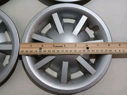 Set of 4 Universal 8” Golf Cart Hub Caps Used Silver OEM Factory Style, US $10.00, image 2