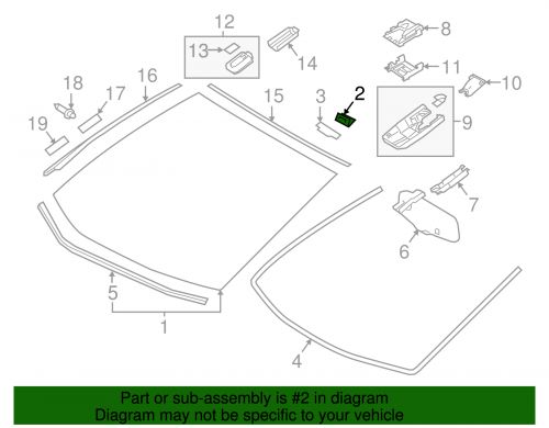 Genuine Toyota Windshield Stopper 56115-30100, US $3.18, image 2