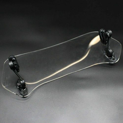 Motorcycle Adjustable Clip-On Windshield Extension Spoiler Windscreen Deflector, US $40.00, image 3