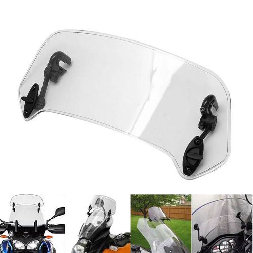 Motorcycle Adjustable Clip-On Windshield Extension Spoiler Windscreen Deflector, US $40.00, image 7