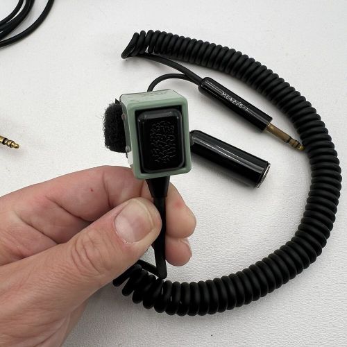 David Clark Aviation Headset Model H10-80 Dual Plug M-4 Mic and C10-15 PTT WORKS, US $159.99, image 4