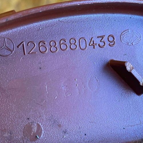 Mercedes-Benz W126 Front Right Seat Plastic Trim 1268680439 Brown, US $29.00, image 3