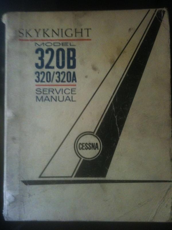 Cessna  skynight 320b 320/320a 1963 service manual 