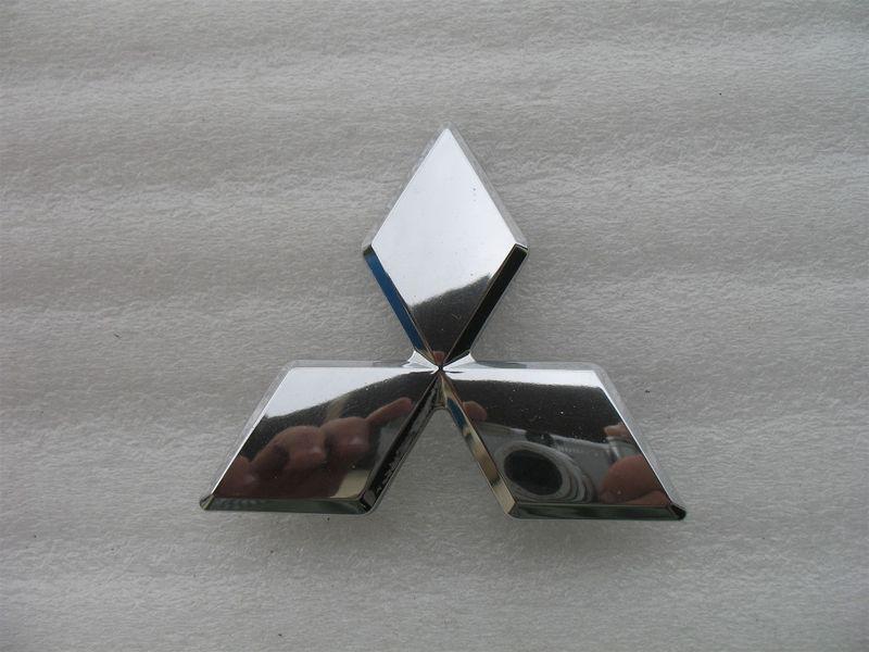 2002 2003 mitsubishi eclipse rear trunk chrome emblem logo decal badge 02 03 04 