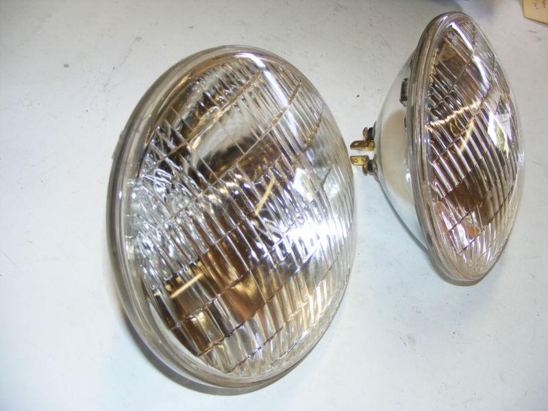 FORD DUAL BEAM 6VOLT HEAD LAMP BULBS PAIR LIGHTS (NO AIMING BUMPS) USED GE-4030, US $29.99, image 2
