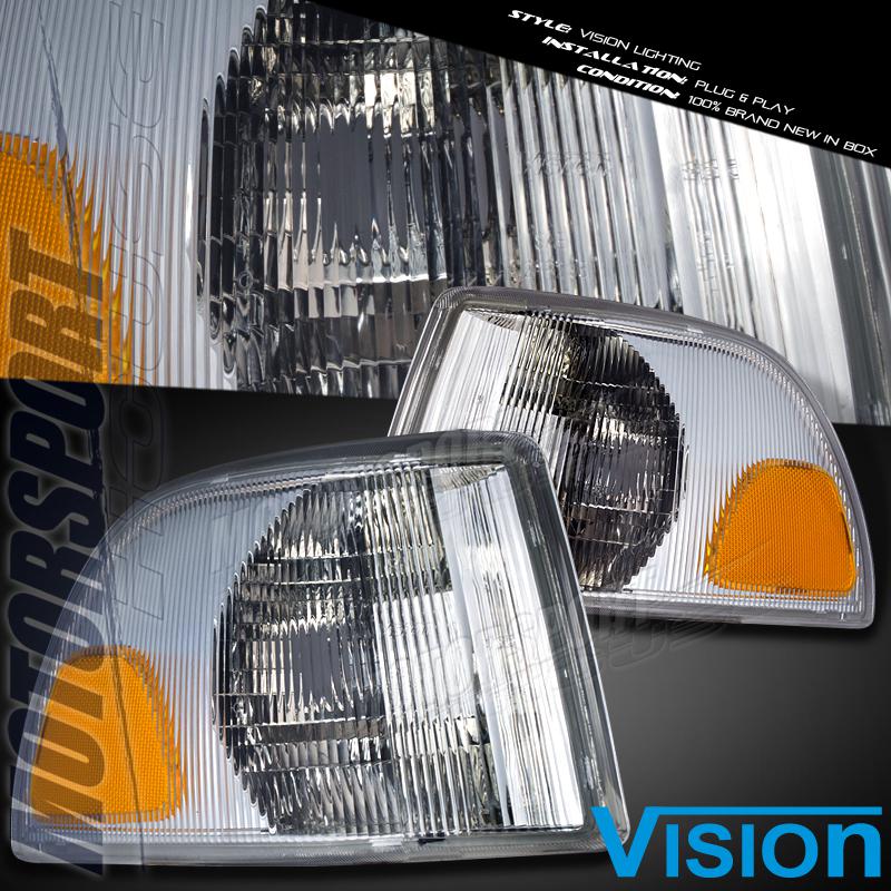 Buy 9802 VOLVO C70 V70 S70 CLEAR SIGNAL CORNER PARKING LIGHTS AMBER